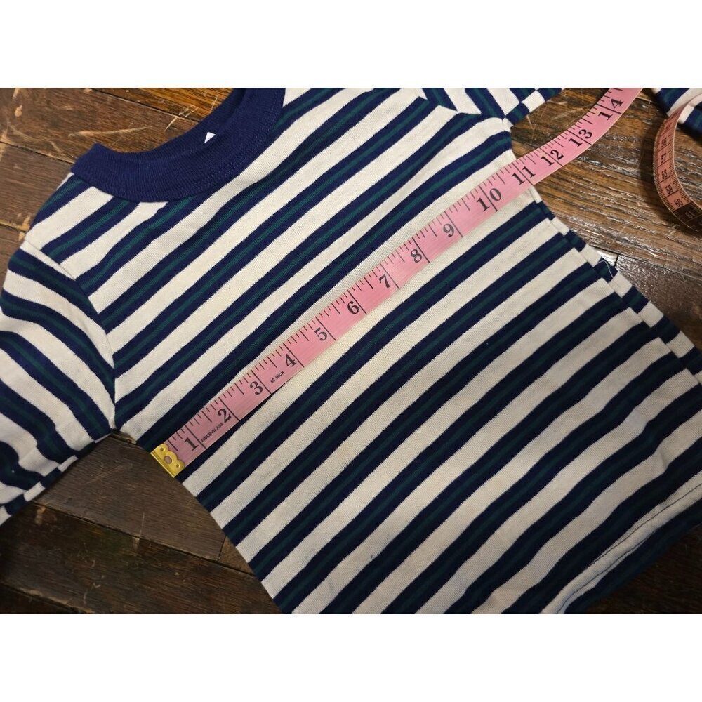 Vintage 90s Garanimals Blue Striped Tshirt size 4T - Picture 5 of 8